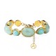BRACCIALE A MAGLIE OVALI IN RESINA COLORATA - YC26116C912