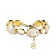BRACCIALE A MAGLIE OVALI IN RESINA COLORATA - YC26116C912