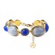 BRACCIALE A MAGLIE OVALI IN RESINA COLORATA - YC26116C912