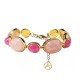 BRACCIALE A MAGLIE OVALI IN RESINA COLORATA - YC26116C912
