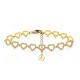BRACCIALE CUORI TRAFORATI CON PAVÉ DI ZIRCONI - YC26120C876