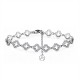 BRACCIALE QUADRIFOGLI TRAFORATI CON PAVÉ DI ZIRCONI - YC26120C878
