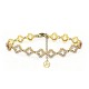 BRACCIALE QUADRIFOGLI TRAFORATI CON PAVÉ DI ZIRCONI - YC26120C878