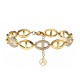 BRACCIALE MAGLIA MARINA CON ZIRCONI - YC26120C906