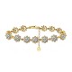 BRACCIALE A FIORI CON ZIRCONI COLORATI - YC26128C882