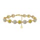 BRACCIALE A FIORI CON ZIRCONI COLORATI - YC26128C882