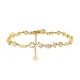 BRACCIALE GEOMETRICO CON ZIRCONI MULTITAGLIO COLORATI - YC26152C887