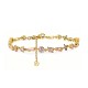 BRACCIALE GEOMETRICO CON ZIRCONI MULTITAGLIO COLORATI - YC26152C887