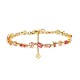 BRACCIALE GEOMETRICO CON ZIRCONI MULTITAGLIO COLORATI - YC26152C887