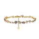 BRACCIALE GEOMETRICO CON ZIRCONI MULTITAGLIO COLORATI - YC26152C887