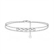 BRACCIALE DOPPIA CATENA CON ZIRCONI A ROMBO - YC2668C929