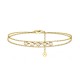 BRACCIALE DOPPIA CATENA CON ZIRCONI A ROMBO - YC2668C929