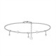 BRACCIALE CON CUORI PENDENTI E ZIRCONI - YC2684C940