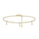 BRACCIALE CON CUORI PENDENTI E ZIRCONI - YC2684C940