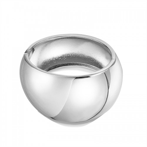 BRACCIALE RIGIDO LARGO BOMBATO A MOLLA - YH1909