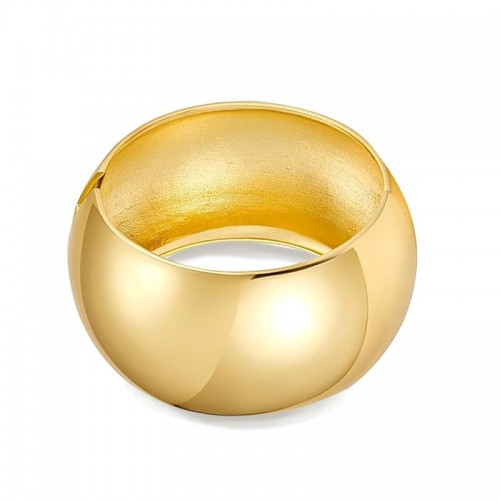 BRACCIALE RIGIDO LARGO BOMBATO A MOLLA - YH2456