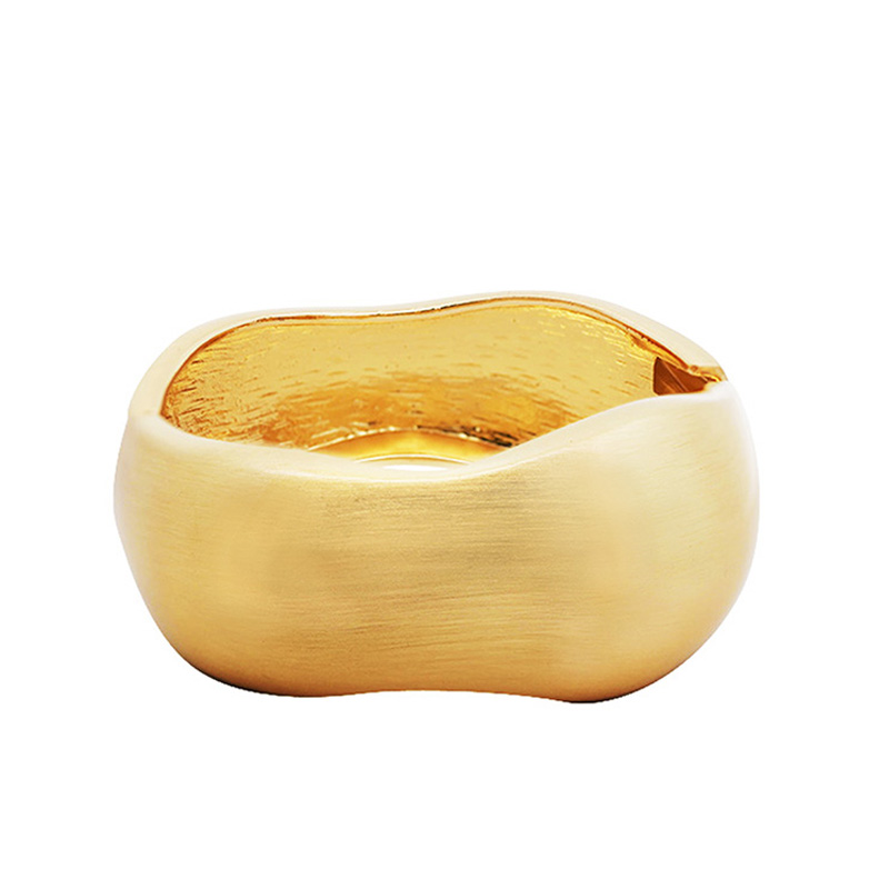 BRACCIALE RIGIDO BOMBATO ONDULATO A MOLLA - YL2572C8