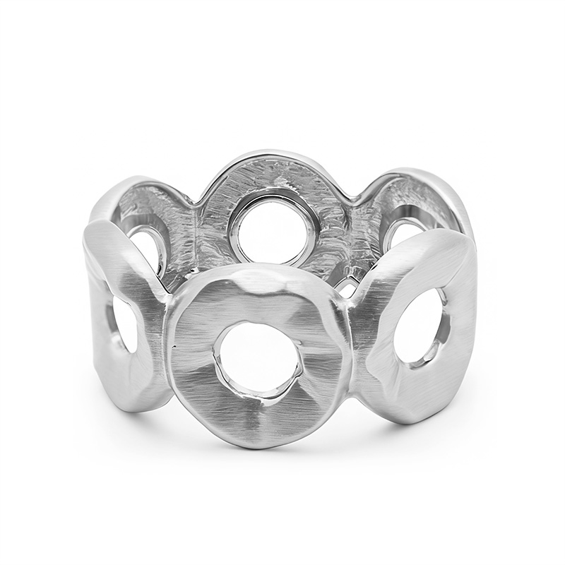 BRACCIALE RIGIDO A CERCHI CON MOLLA - YL25744C19