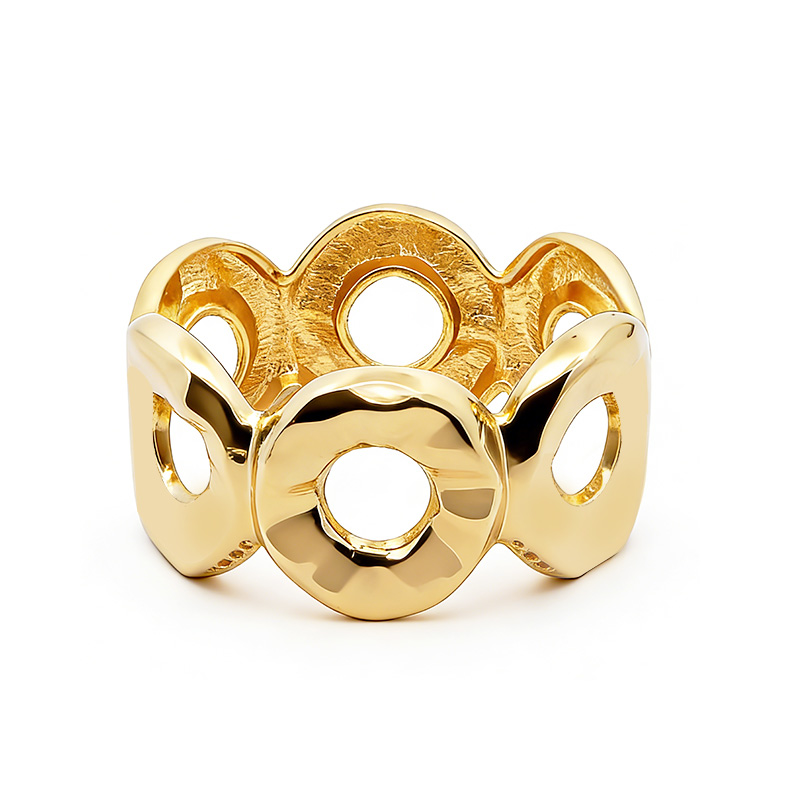 BRACCIALE RIGIDO A CERCHI CON MOLLA - YL25744C19