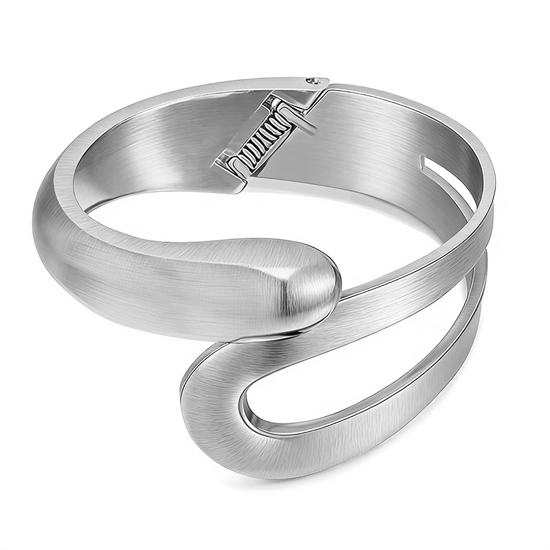 BRACCIALE RIGIDO GOCCIA TRAFORATA A MOLLA - YL2576C10