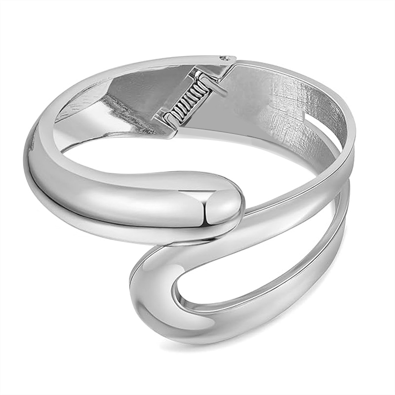 BRACCIALE RIGIDO GOCCIA TRAFORATA A MOLLA - YL2576C10