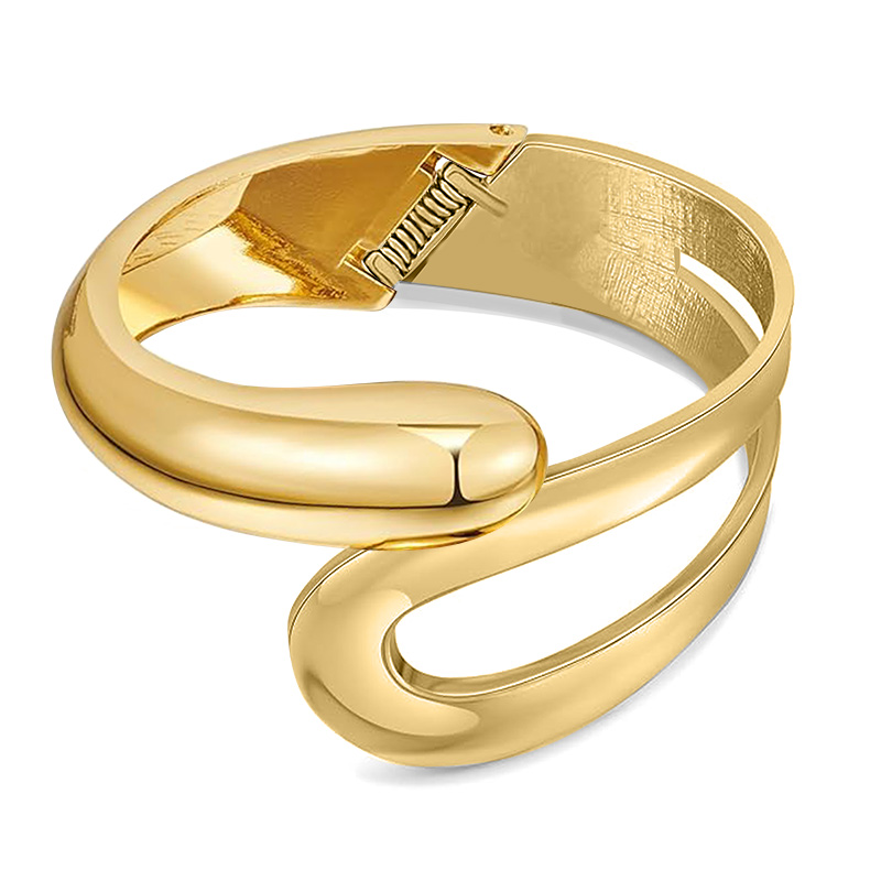 BRACCIALE RIGIDO GOCCIA TRAFORATA A MOLLA - YL2576C10