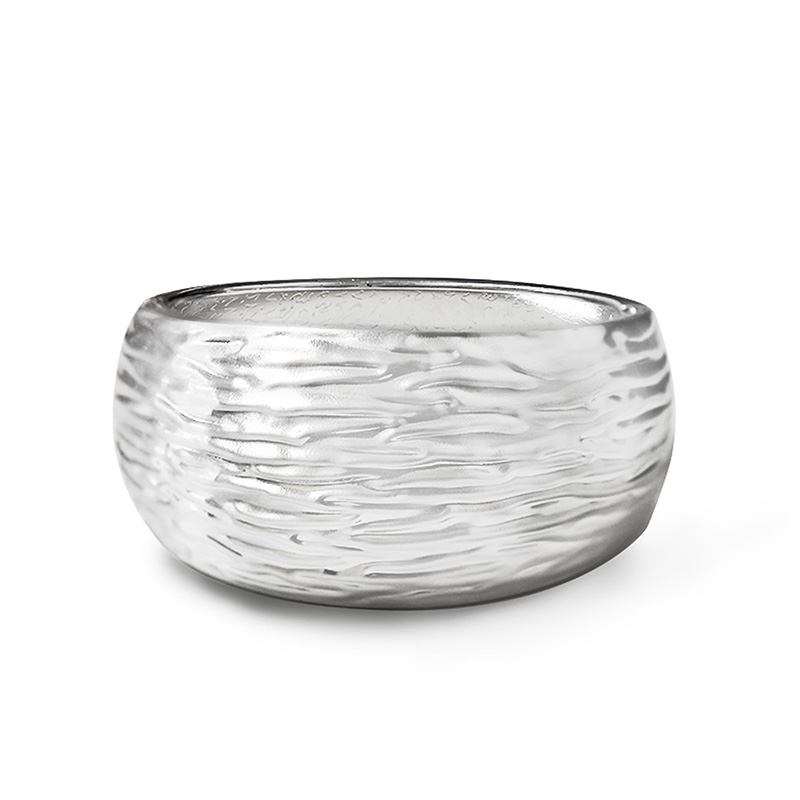 BRACCIALE RIGIDO A MOLLA CON TEXTURE ONDULATA - YL2576C21