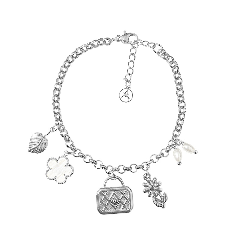BRACCIALE A CATENA CON CHARMS - YNK24100B719