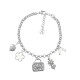 BRACCIALE A CATENA CON CHARMS - YNK24100B719