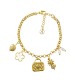 BRACCIALE A CATENA CON CHARMS - YNK24100B719