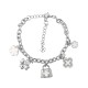 BRACCIALE A CATENA CON CHARMS - YNK24108B717