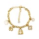 BRACCIALE A CATENA CON CHARMS - YNK24108B717
