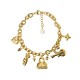 BRACCIALE A CATENA CON CHARMS E CRISTALLI - YNK24108B721