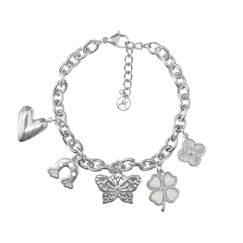 BRACCIALE A CATENA CON CHARMS - YNK24108B723