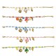 BRACCIALE CON PERLINE COLORATE E CHARMS - YNK25944C519