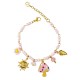 BRACCIALE CON PERLINE COLORATE E CHARMS - YNK25944C519