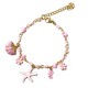 BRACCIALE CON PERLINE COLORATE E CHARMS MARINI - YNK25944C521