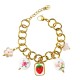 BRACCIALE A CATENA CON CHARMS - YNK25944C522
