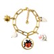 BRACCIALE A CATENA CON CHARMS - YNK25944C523