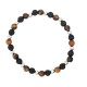 BRACCIALE UOMO ELASTICO CON PERLINE IN PIETRA - DS24248B535 BRACCIALE UOMO ELASTICO CON PERLINE IN PIETRA - DS24248B535