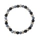 BRACCIALE UOMO ELASTICO CON PERLINE IN PIETRA - DS24304B541 BRACCIALE UOMO ELASTICO CON PERLINE IN PIETRA - DS24304B541
