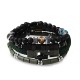 SET DI 4 BRACCIALI DA UOMO CON PIETRE - DS2444B930
