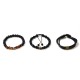 SET DI 3 BRACCIALI DA UOMO CON PIETRE - DS2444B938