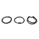 SET DI 3 BRACCIALI DA UOMO CON PIETRE - DS2444B940