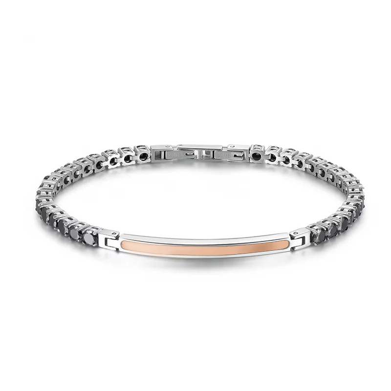 BRACCIALE TENNIS CON PIASTRINA - JN22124E63