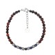 BRACCIALE UOMO CON PERLINE IN PIETRA - KM24100A932/933 BRACCIALE UOMO CON PERLINE IN PIETRA - KM24100A932/933
