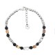 BRACCIALE UOMO CON SFERE E PERLINE DI PIETRA - KM24112A922/923 BRACCIALE UOMO CON SFERE E PERLINE DI PIETRA - KM24112A922/923