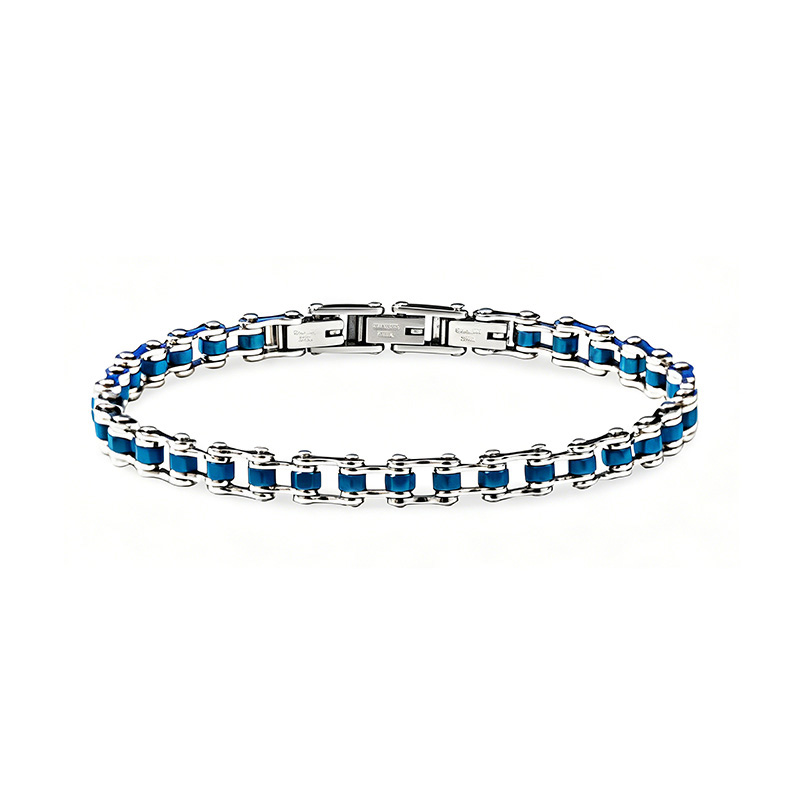 BRACCIALE UOMO MAGLIA A CATENA MOTO/BICI - QD26216D060/D061