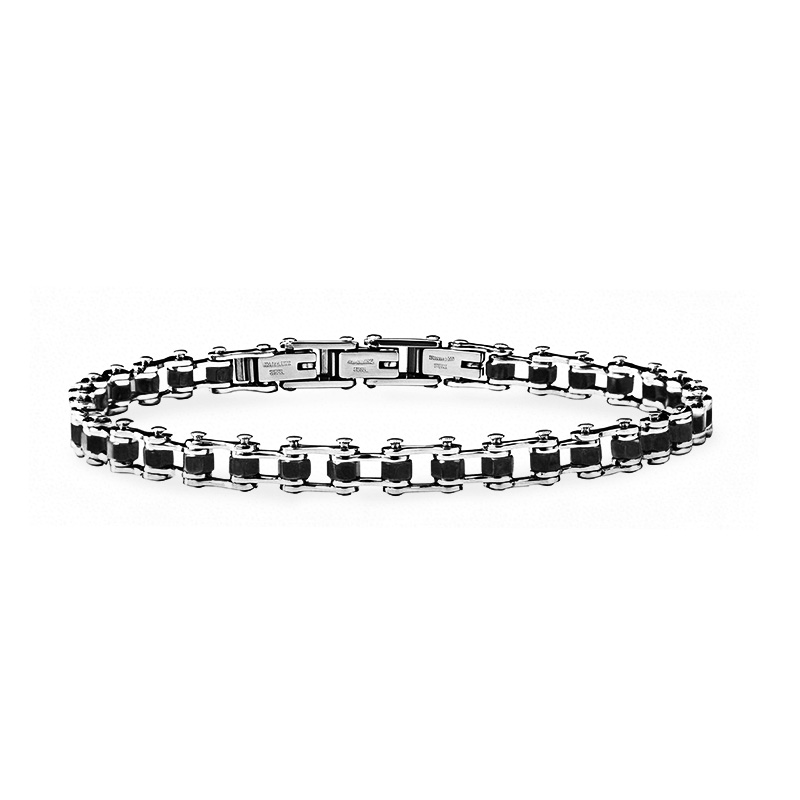 BRACCIALE UOMO MAGLIA A CATENA MOTO/BICI - QD26216D060/D061