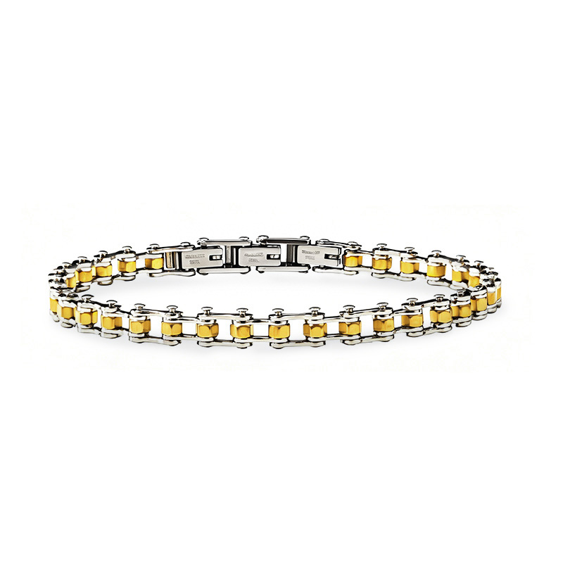 BRACCIALE UOMO MAGLIA A CATENA MOTO/BICI - QD26216D060/D061